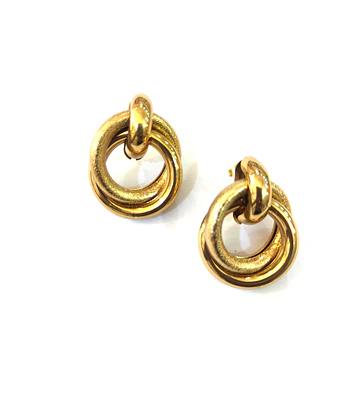 Aros de acero dorado  