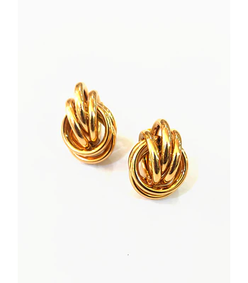 Aros de acero dorado  