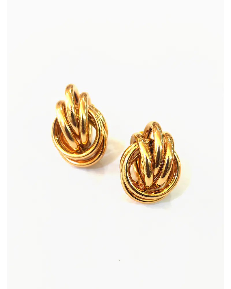 Aros de acero dorado  