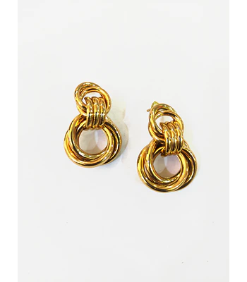 Aros de acero dorado  
