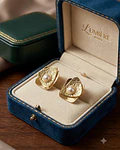 Aros de acero dorado  