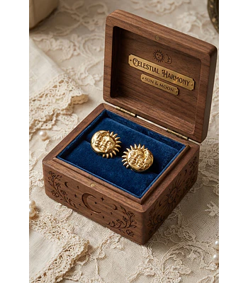 Aros de acero dorado  