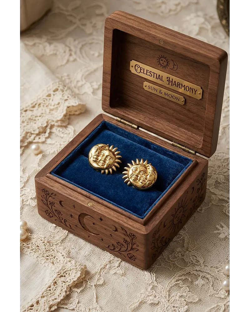 Aros de acero dorado  