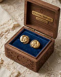 Aros de acero dorado  