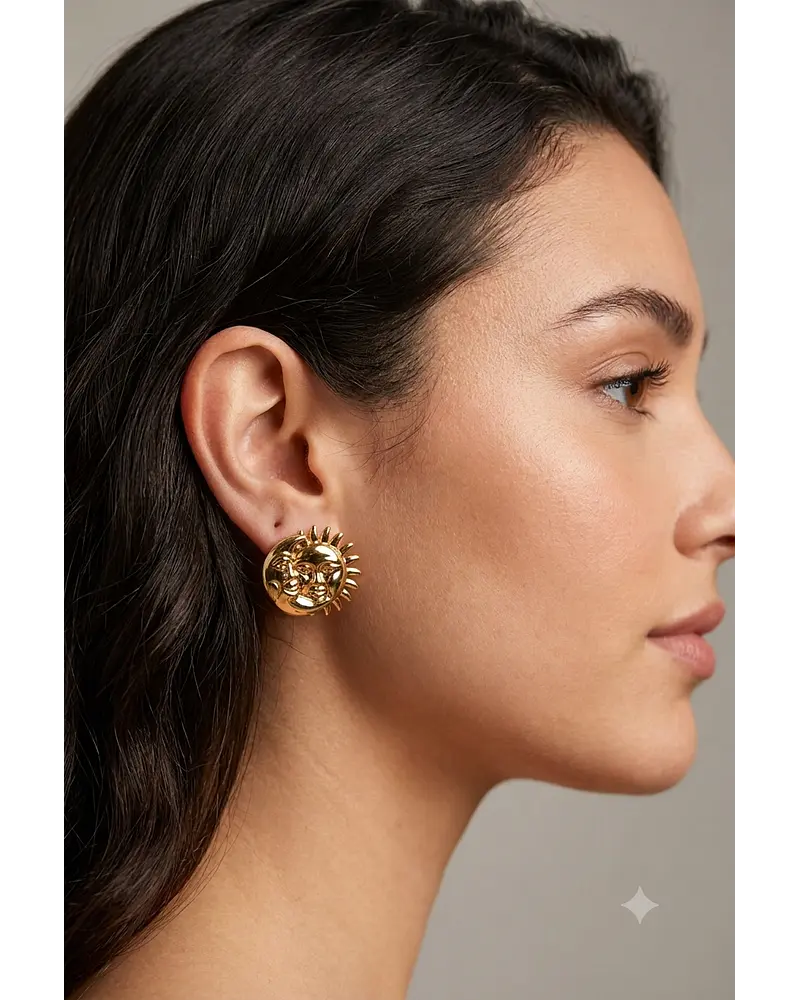 Aros de acero dorado  