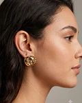 Aros de acero dorado  