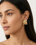 Aros de acero dorado  
