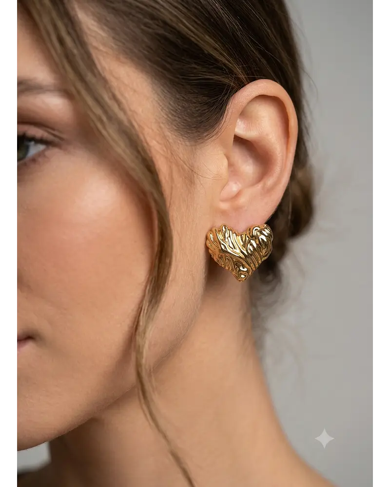 Aros de acero dorado  