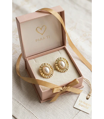 Aros de acero dorado  