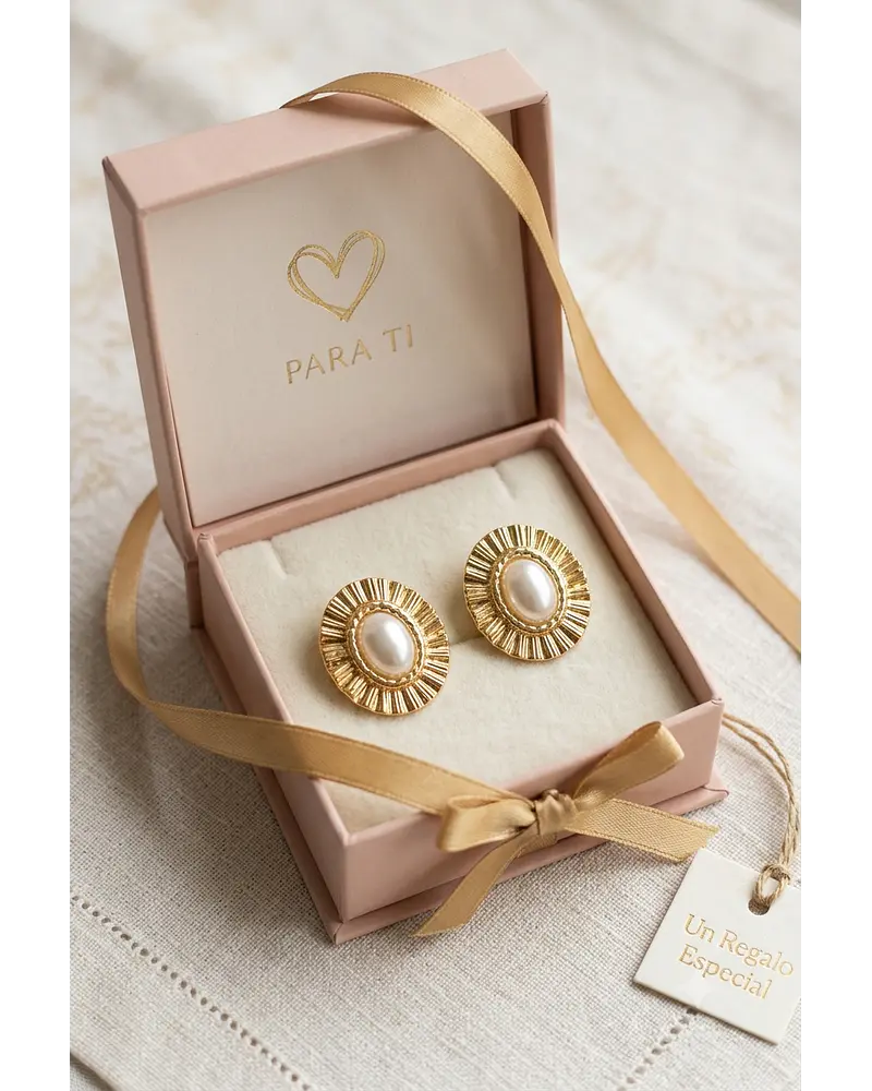 Aros de acero dorado  