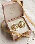 Aros de acero dorado  