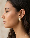 Aros de acero dorado  