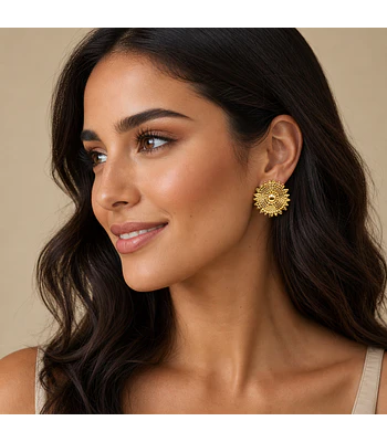 Aros de acero dorado  