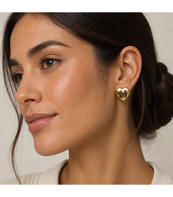 Aros de acero dorado  