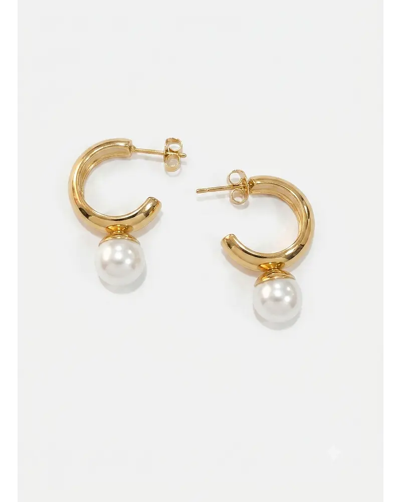 Aros de acero dorado  