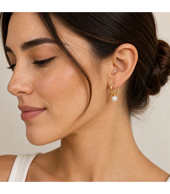 Aros de acero dorado  