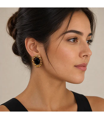 Aros de acero dorado  
