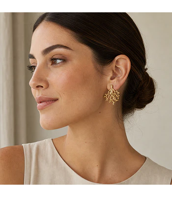 Aros de acero dorado  