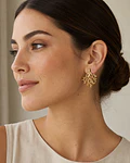 Aros de acero dorado  