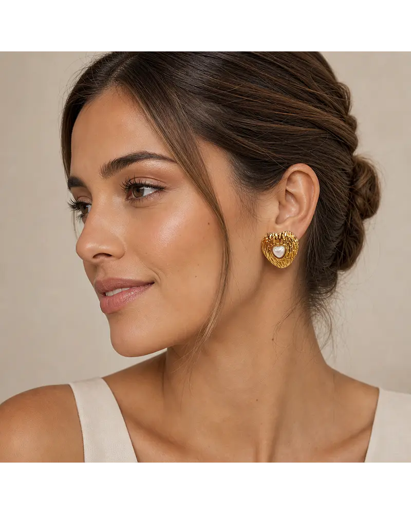 Aros de acero dorado  