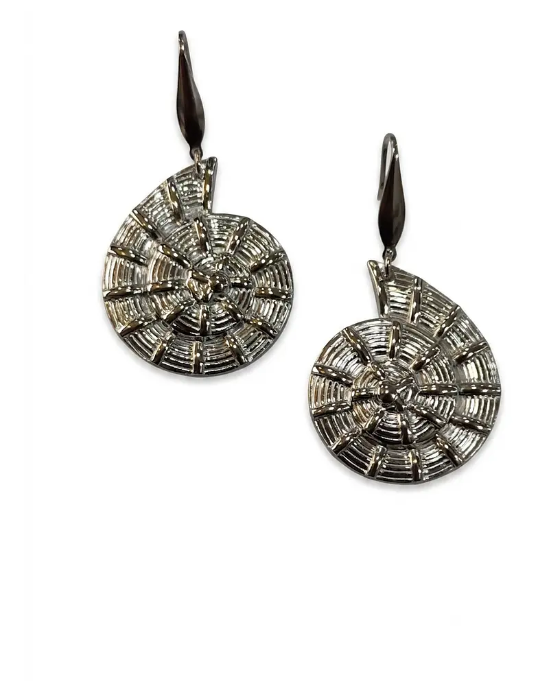 Aros de acero plateado