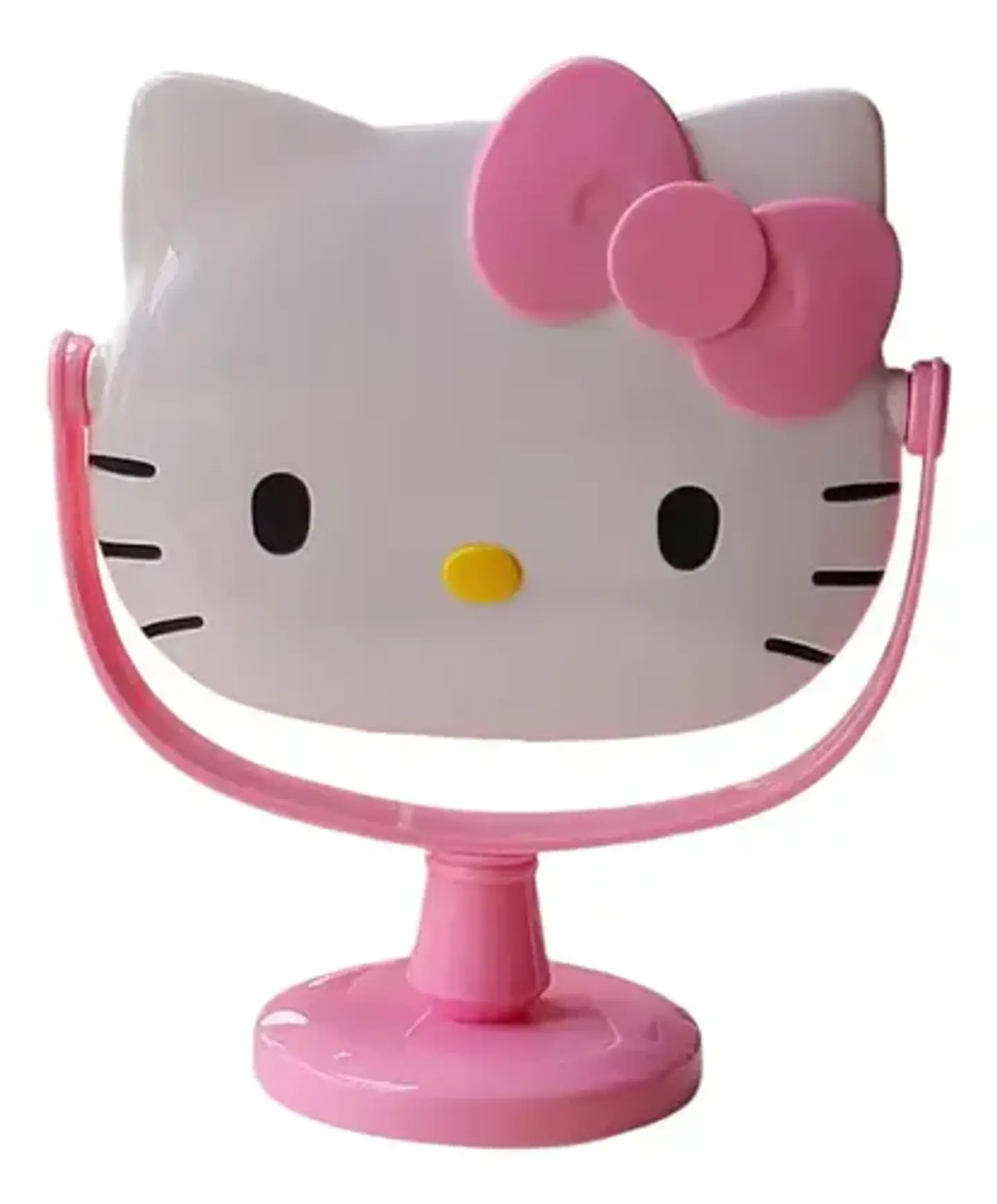 Espejo De Mesa Hello Kitty Kawaii Sanrio Pedestal Maquillaje 1