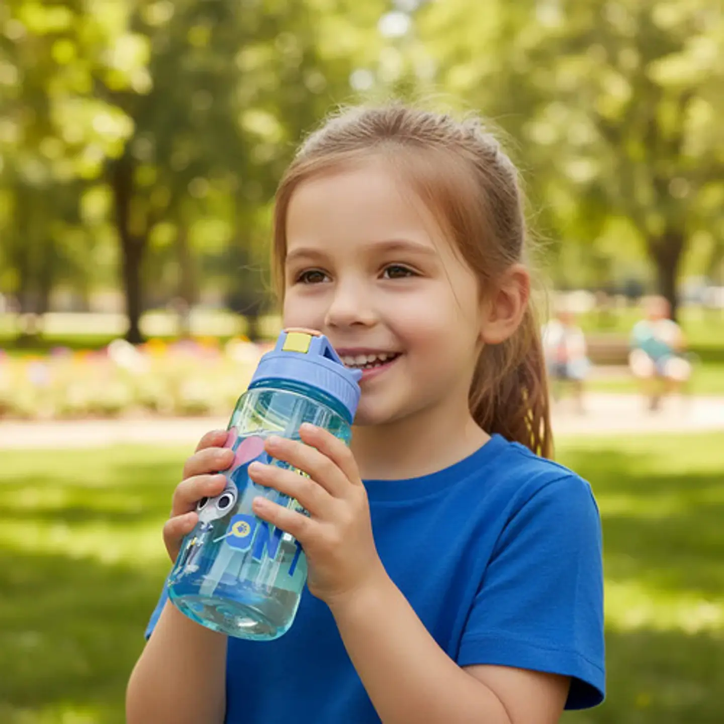 Botella Infantil 500ml Con Bombilla Disney Zootopia Keep 8