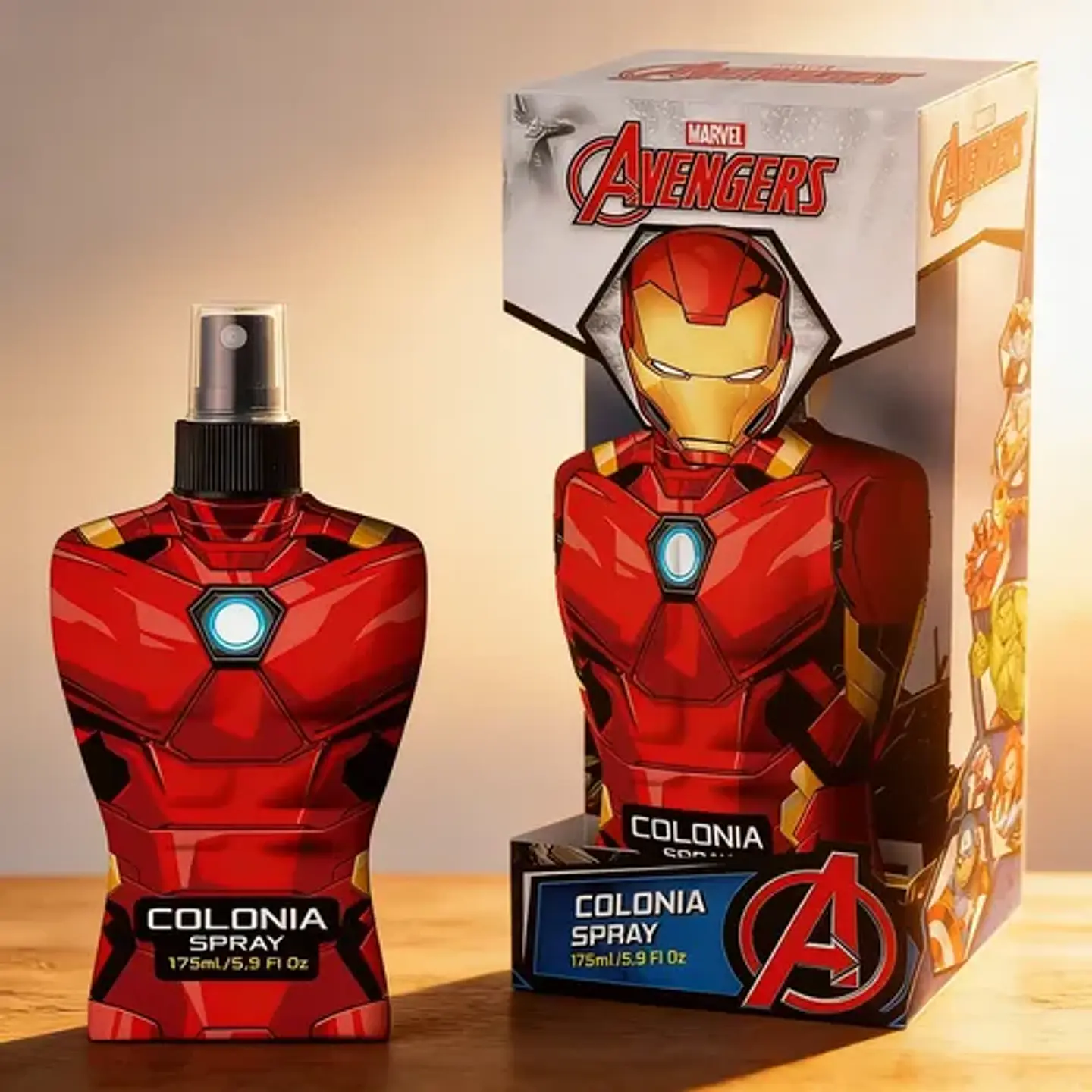 Colonia Infantil Avengers Iron Man Spray 175ml Gelatti 4