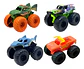Autos Monster Jam Pack 4 Camionetas 1:72 Originales - Miniatura 1