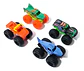 Autos Monster Jam Pack 4 Camionetas 1:72 Originales - Miniatura 5