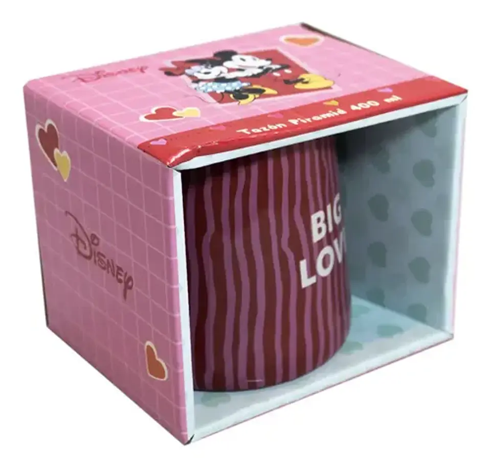 Tazon Disney Mickey & Minnie Amor 400ml Piramid Big Love 1