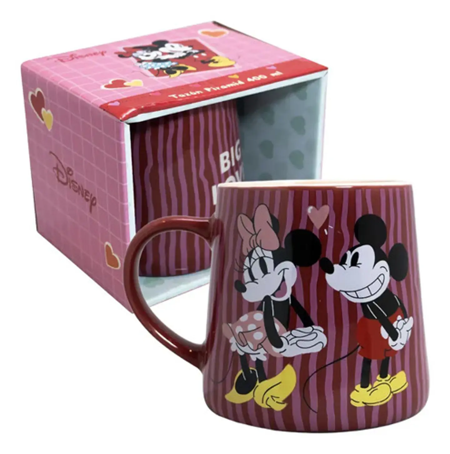 Tazon Disney Mickey & Minnie Amor 400ml Piramid Big Love 2