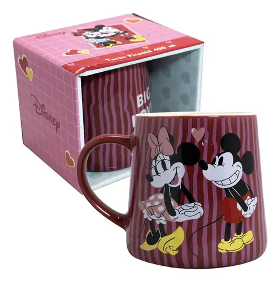 Tazon Disney Mickey & Minnie Amor 400ml Piramid Big Love 2