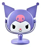 Espejo De Mesa Kawaii Kuromi Sanrio Con Pedestal Maquillaje - Miniatura 1