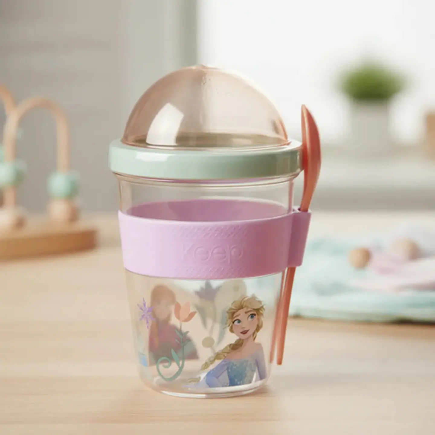 Vaso Yogurt Cereal Keep 450 Ml Infantil Licencias Disney 4