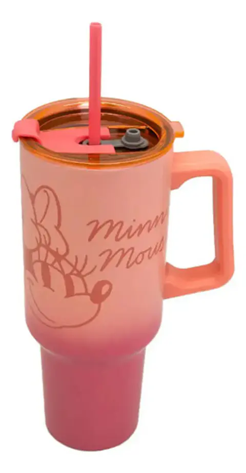 Vaso Térmico 40oz Con Asa Bombilla Diseños Disney