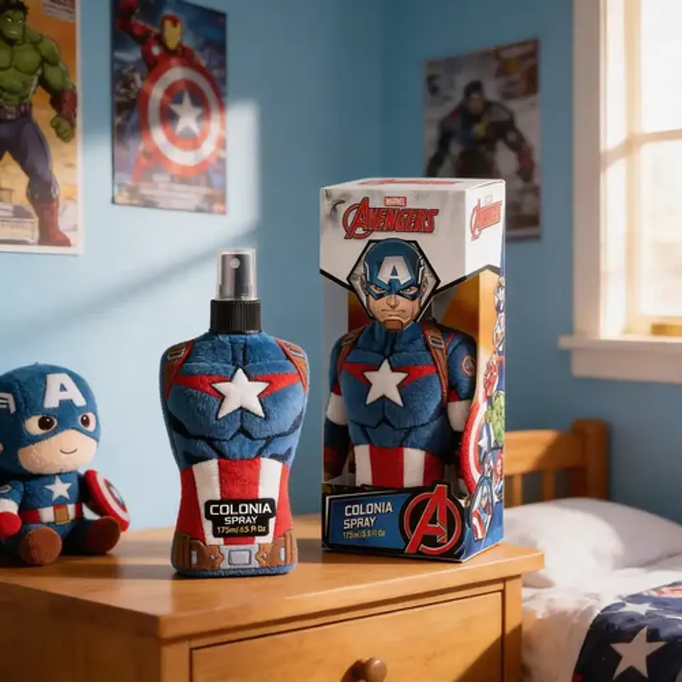 Colonia Infantil Avengers Capitán América Spray 175ml 5