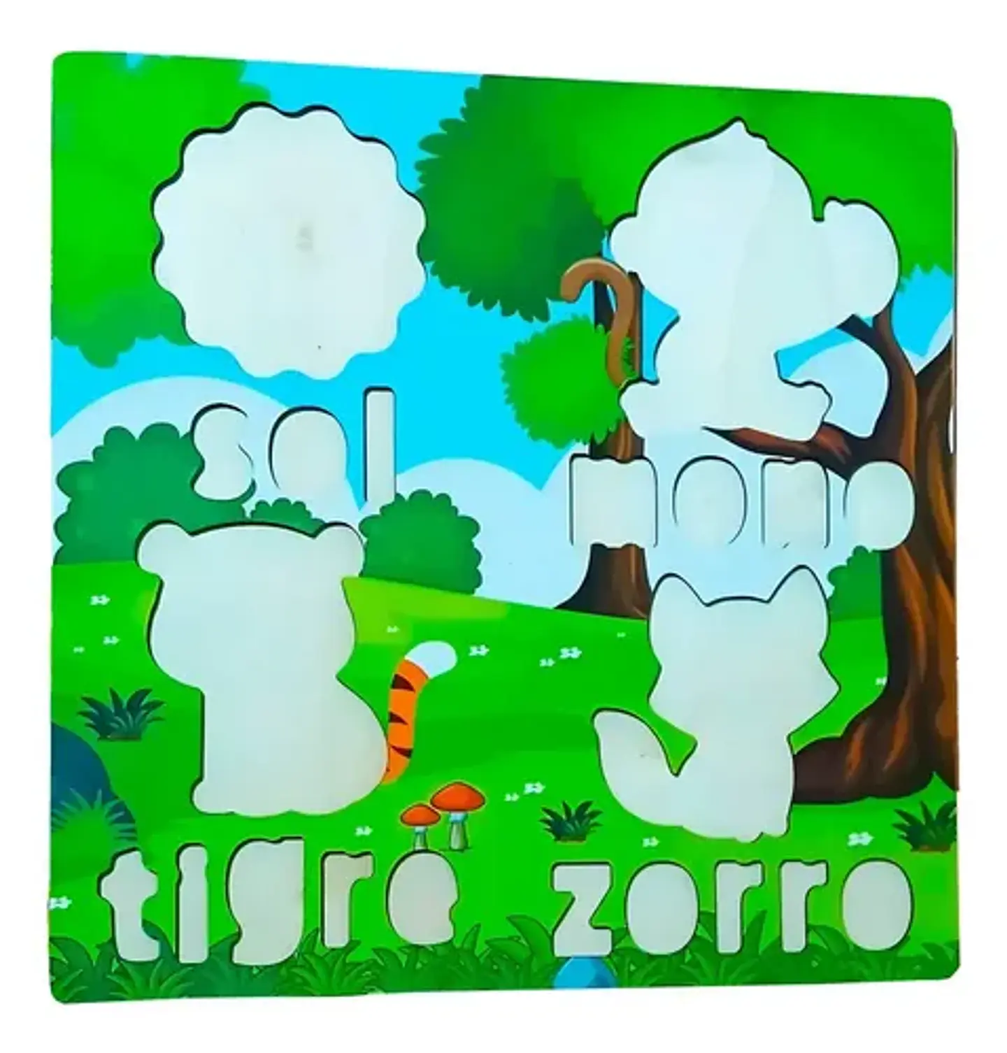 Puzzle Infantil Animales Rompecabezas Didáctico 32 Piezas 2