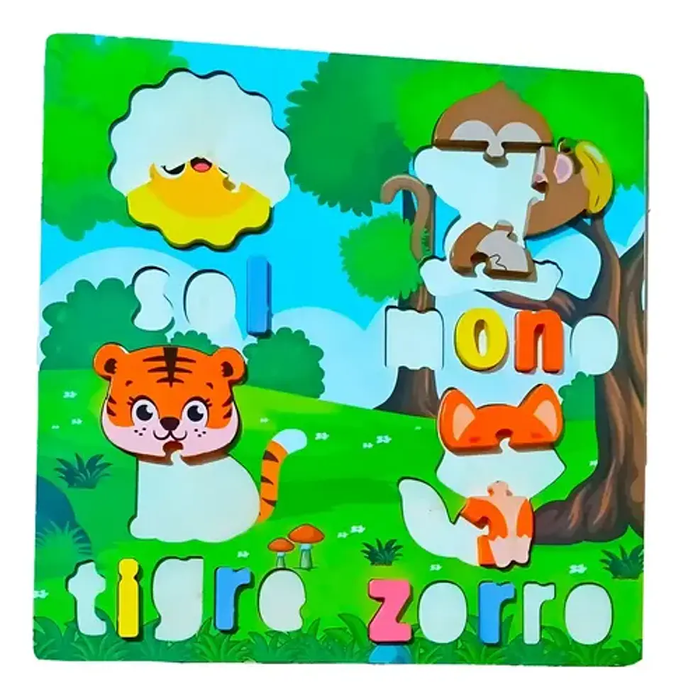 Puzzle Infantil Animales Rompecabezas Didáctico 32 Piezas 4