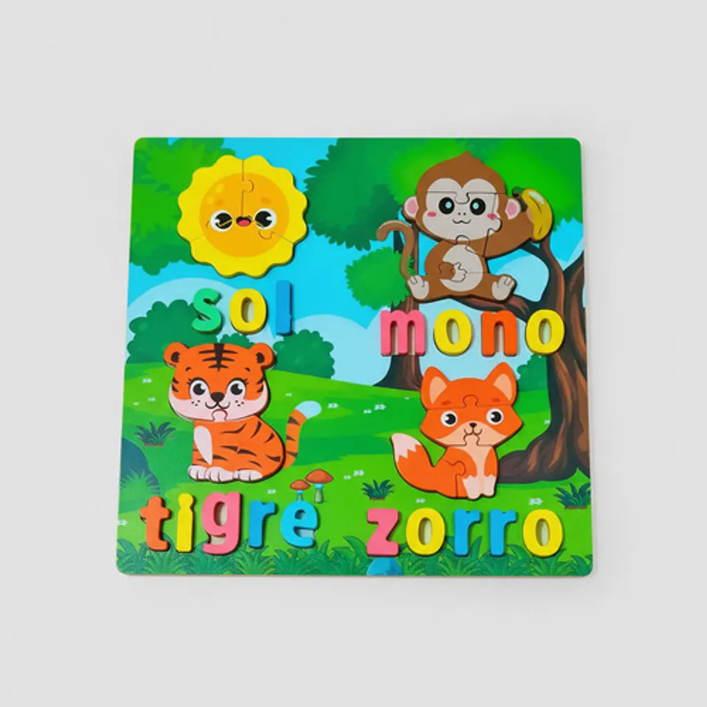 Puzzle Infantil Animales Rompecabezas Didáctico 32 Piezas 8