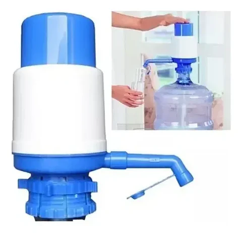 Dispensador Agua Manual Azul Para Botellón De 10 Y 20 Litros