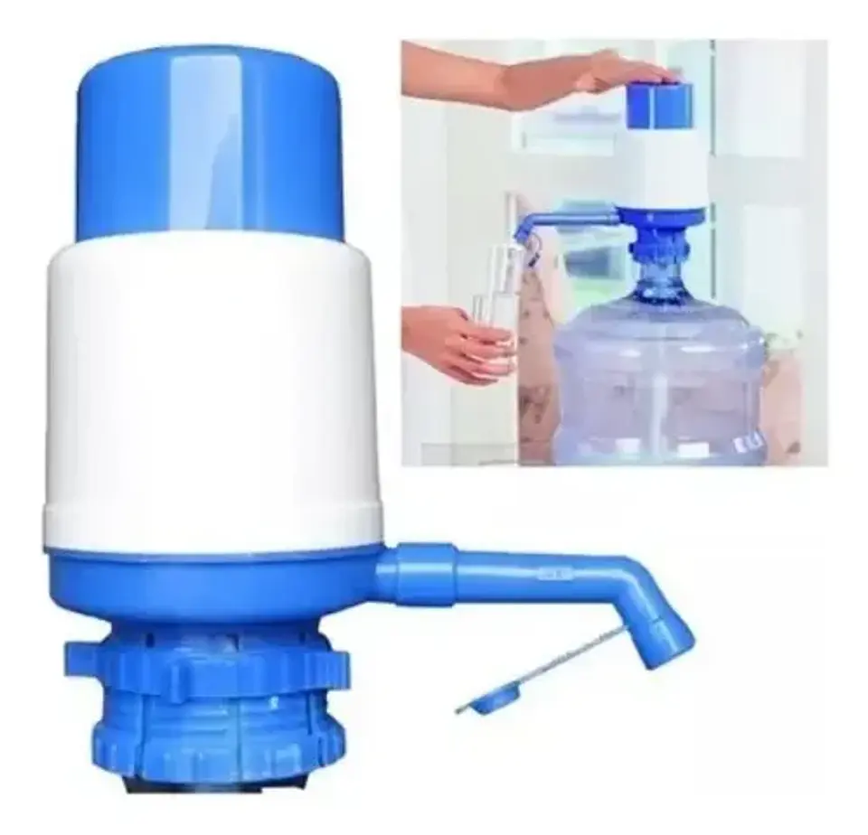 Dispensador Agua Manual Azul Para Botellón De 10 Y 20 Litros 1