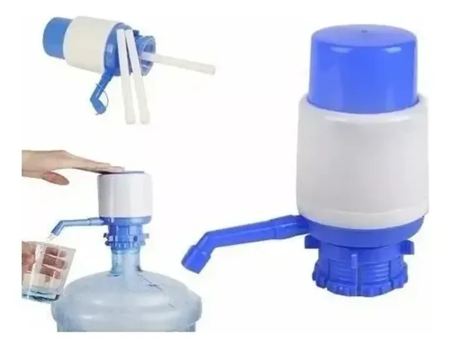 Dispensador Agua Manual Azul Para Botellón De 10 Y 20 Litros 3