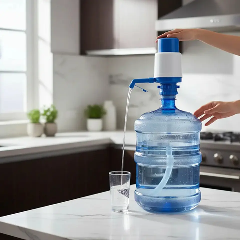 Dispensador Agua Manual Azul Para Botellón De 10 Y 20 Litros 5