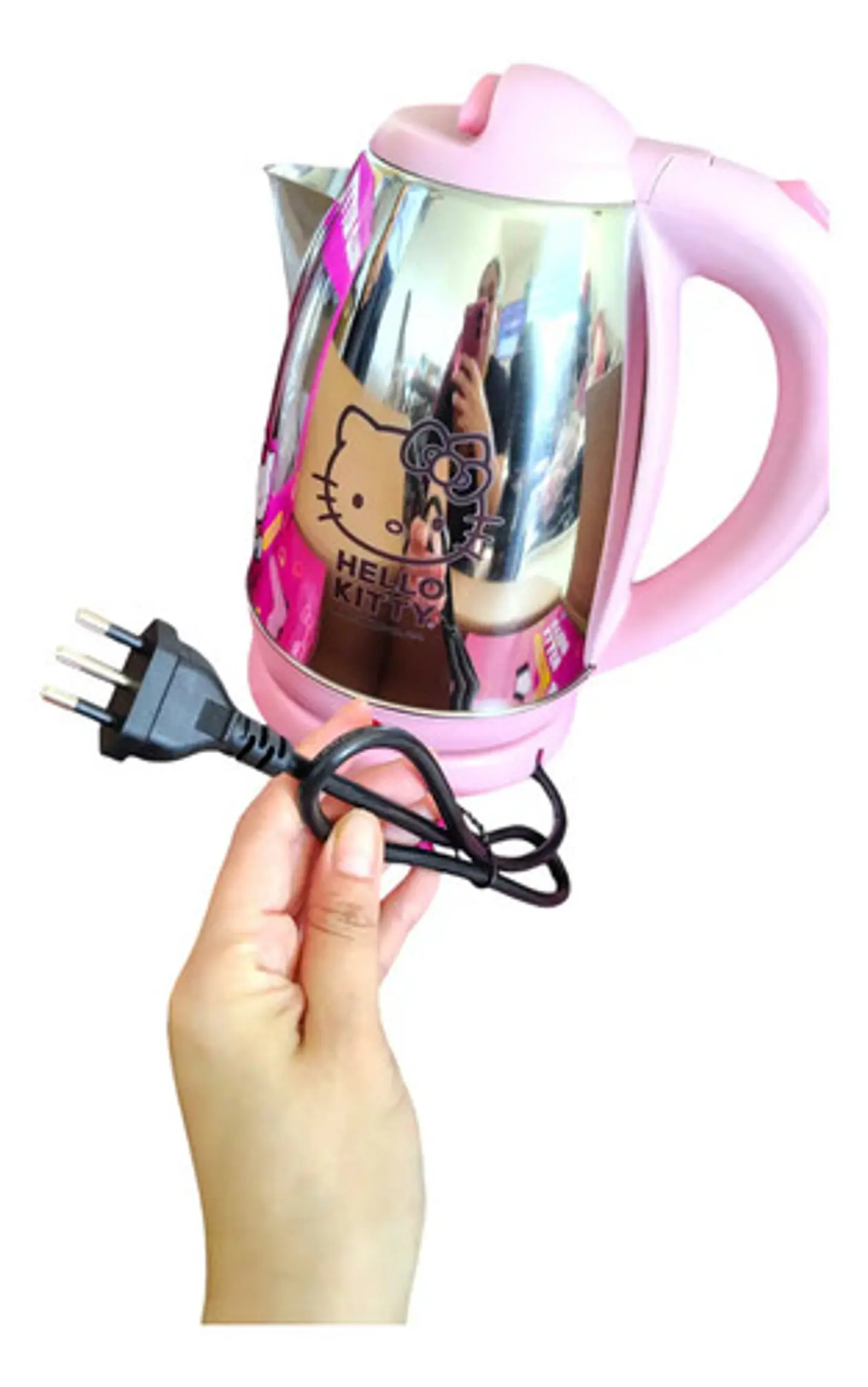 Hervidor Eléctrico Hello Kitty 2l Acero Inoxidable Sanrio 3
