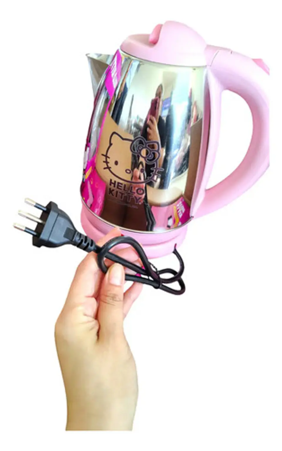 Hervidor Eléctrico Hello Kitty 2l Acero Inoxidable Sanrio 3