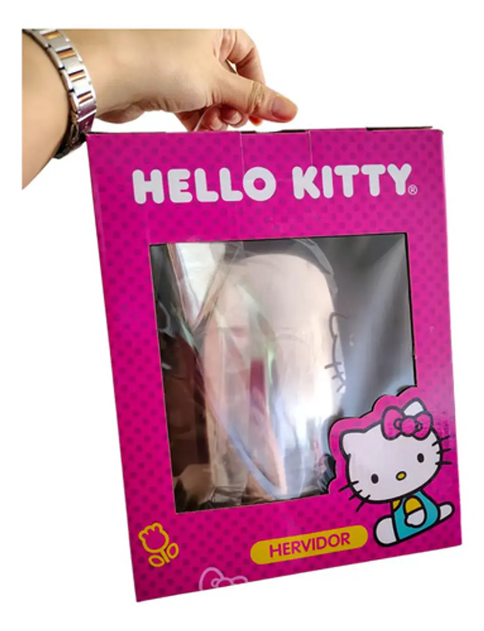 Hervidor Eléctrico Hello Kitty 2l Acero Inoxidable Sanrio 4