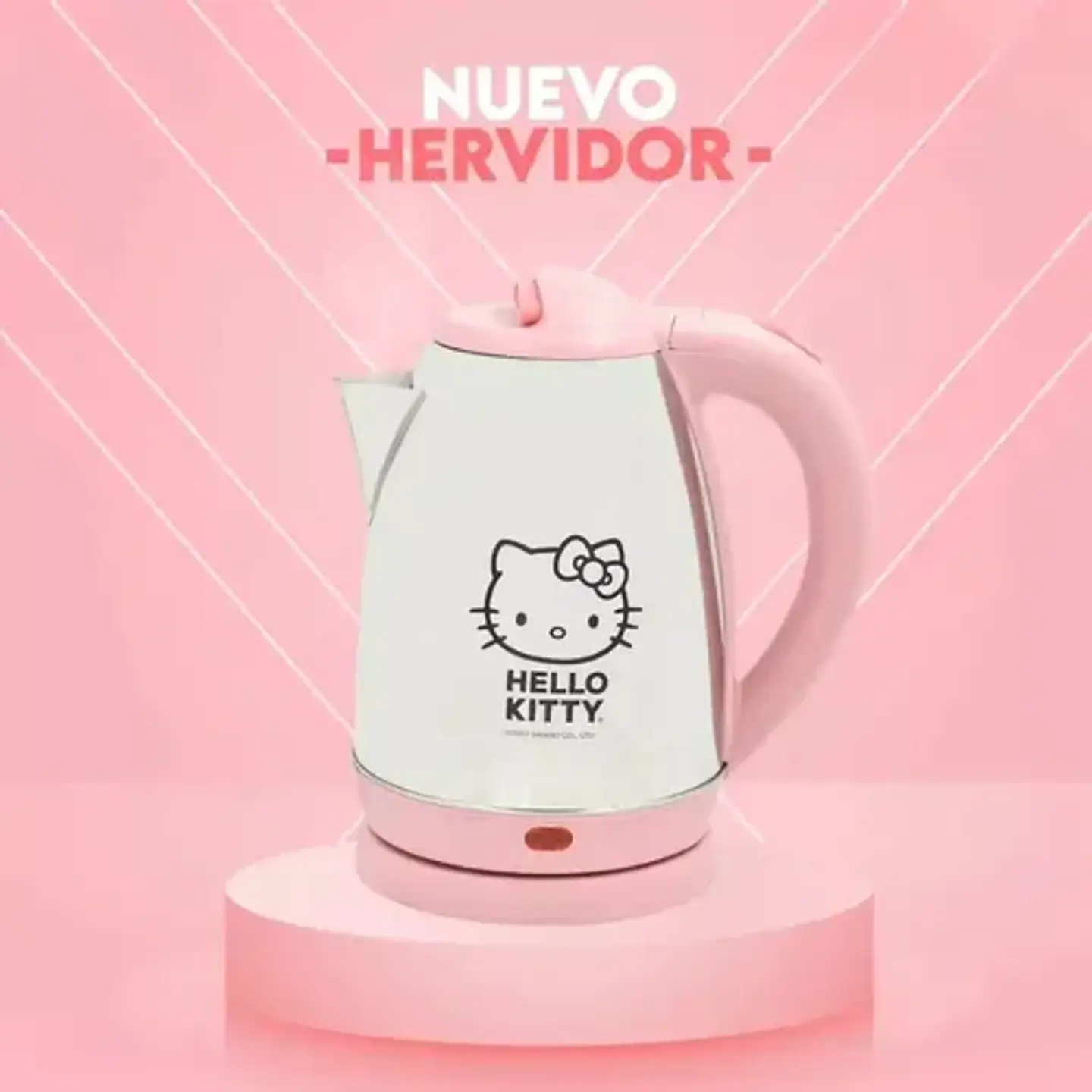 Hervidor Eléctrico Hello Kitty 2l Acero Inoxidable Sanrio 6