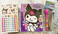 Diario Secreto Kuromi Con Candado Y Lápiz Invisible Sanrio - Miniatura 3