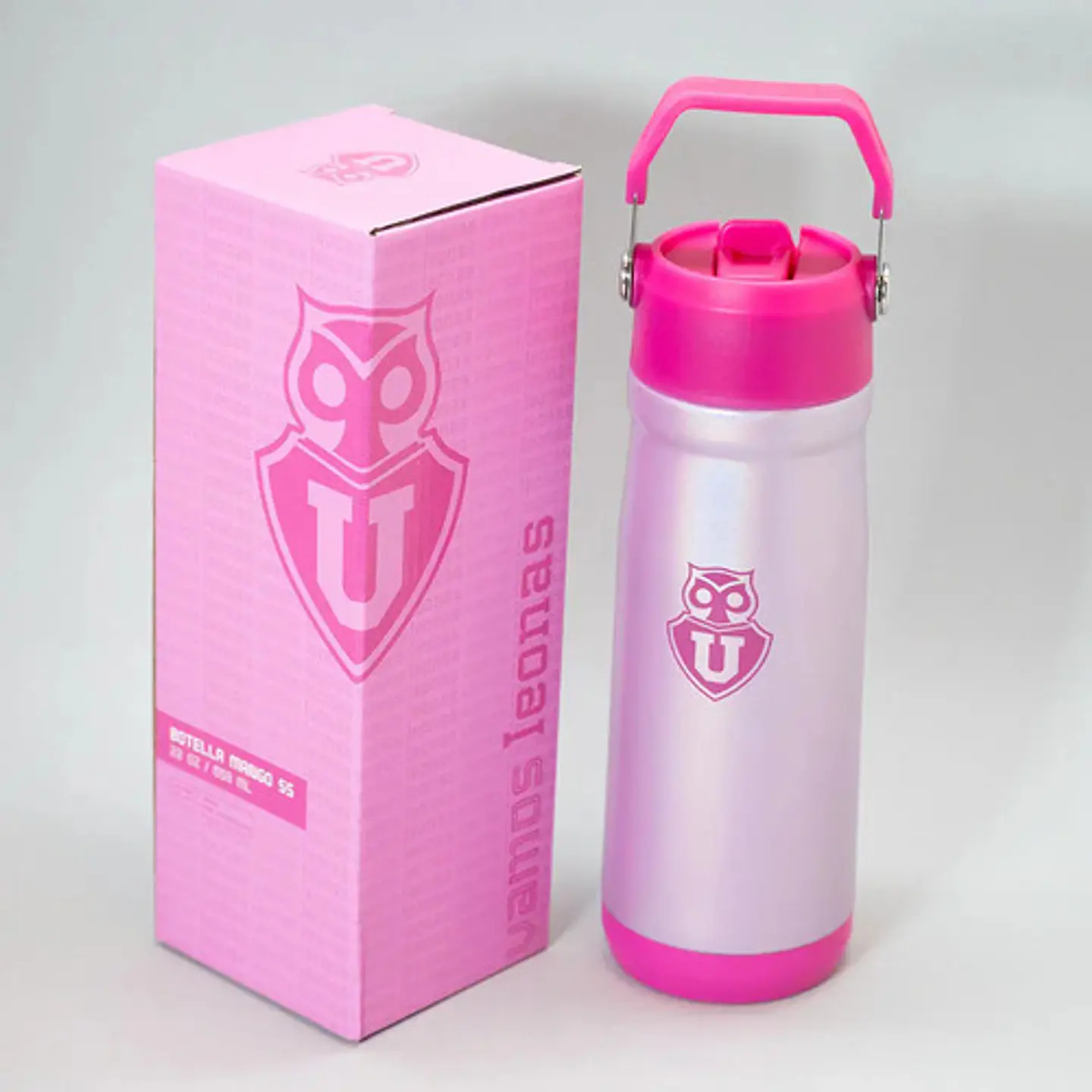 Botella Mango 650ml Pink U De Chile Rosa 3